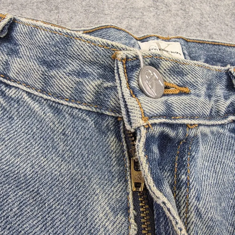 Vintage 90s Calvin Klein Jeans Mens 31x34 Blue Easy Fit Stonewash‎ Denim USA
